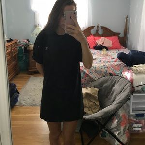 Champion Black T-Shirt dress